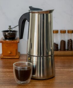 CAFETERA MOKA ITALIANA 12 TZAS- ACERO INOX