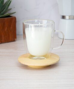 TAZA CAPUCHINO DOBLE PARED 320ML