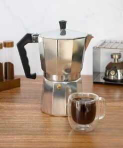 CAFETERA MOKA 9 TAZAS ALUMINIO