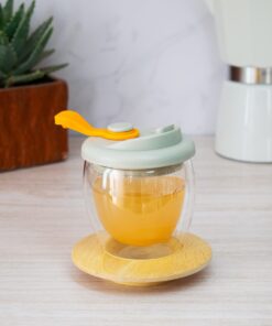 VASO DOBLE PARED 250ML C/TAPA