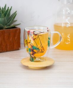 TAZA FLORES 350ML