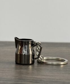 LLAVERO JARRA LATTE ART NEGRO