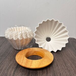 DRIPPER ORIGAMI BLANCO + 50 FILTROS
