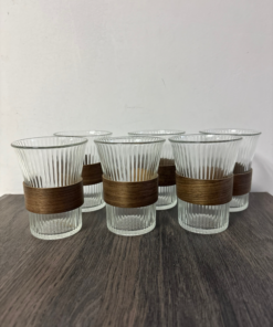 SET X6 VASOS VINTAGE 250ML