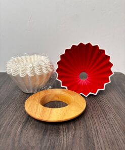 DRIPPER ORIGAMI ROJO + 50 FILTROS