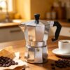 Cafetera Moka Italiana de Aluminio 3 Tazas