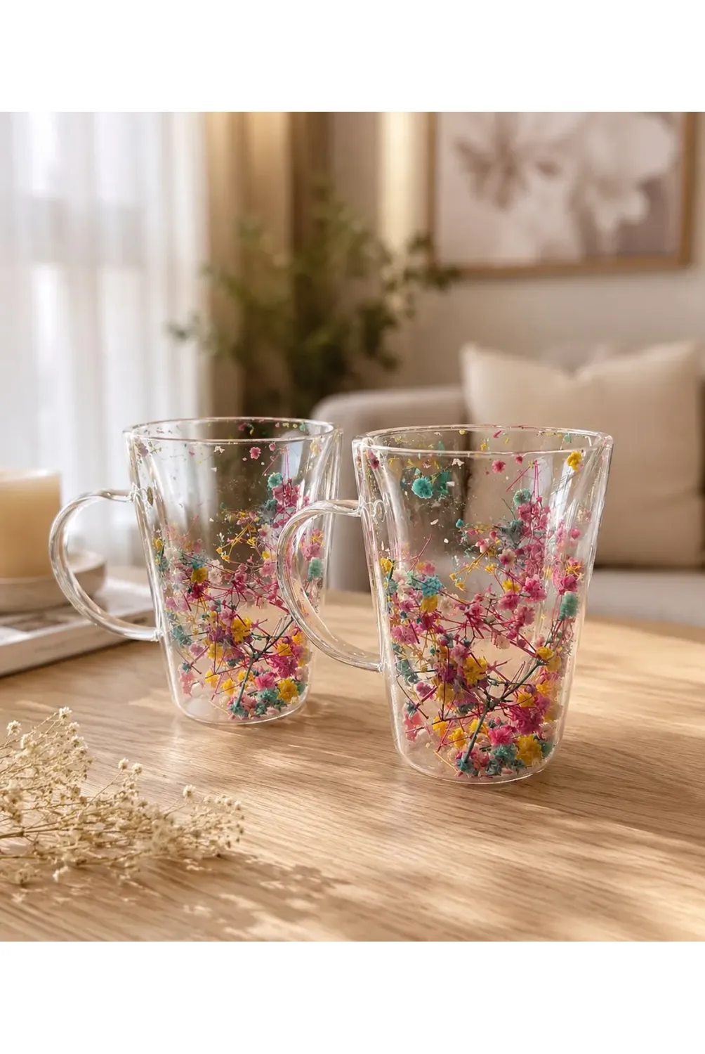 TAZA FLORES COLORES